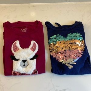 Long sleeve sequin 7/8